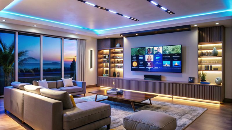 55 inch Samsung 4K smart TV, photo 1